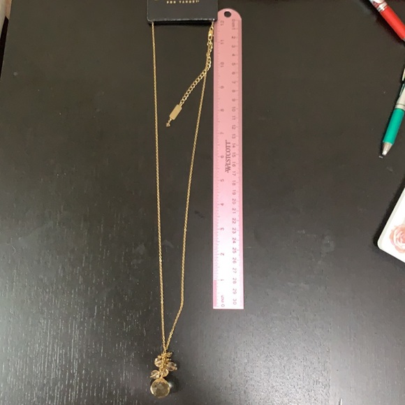 ▪️ JANA KELLIN FOR TARGET ▪️Gold and clear crystal necklace - Picture 8 of 9